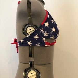 Stars and Stripes patriotic bikini top